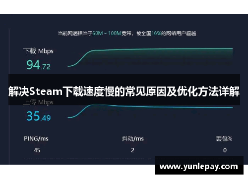 解决Steam下载速度慢的常见原因及优化方法详解